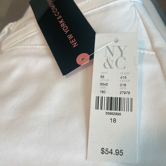 New York and Company 7th Ave Design Studio Straight Leg Pant - Picture 4 of 5